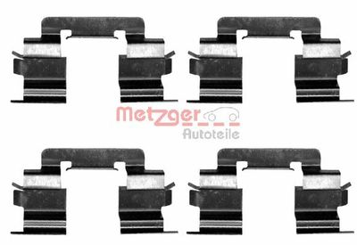 Accessory Kit, disc brake pad METZGER AUTOTEILE 109-1216