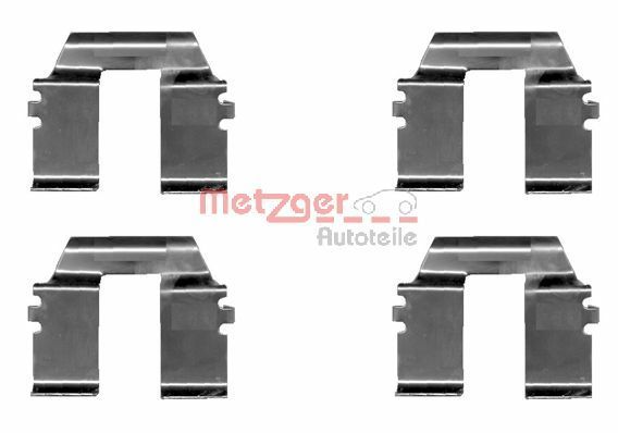 METZGER AUTOTEILE 109-1232 Accessory Kit, disc brake pad