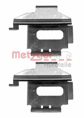 Accessory Kit, disc brake pad METZGER AUTOTEILE 109-1282