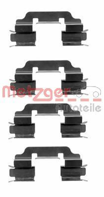 Accessory Kit, disc brake pad METZGER AUTOTEILE 109-1601