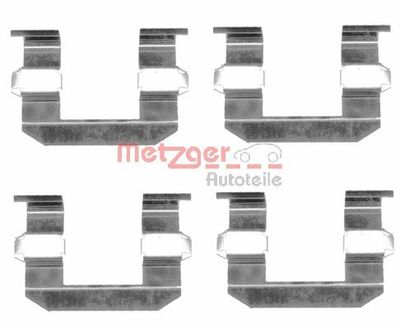 Accessory Kit, disc brake pad METZGER AUTOTEILE 109-1645