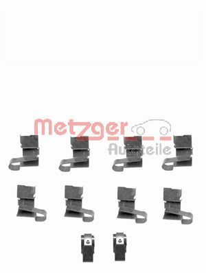 METZGER AUTOTEILE 109-1671 Accessory Kit, disc brake pad