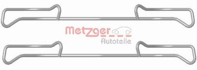 Accessory Kit, disc brake pad METZGER AUTOTEILE 109-1678