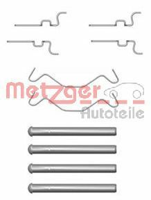 Accessory Kit, disc brake pad METZGER AUTOTEILE 109-1683