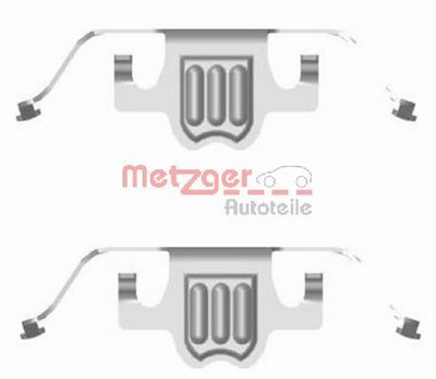 Accessory Kit, disc brake pad METZGER AUTOTEILE 109-1695