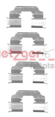 METZGER AUTOTEILE 109-1770 Accessory Kit, disc brake pad