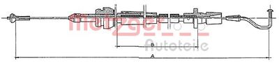 Accelerator Cable METZGER AUTOTEILE 11.082
