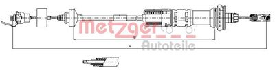 Cable Pull, clutch control METZGER AUTOTEILE 11.3043