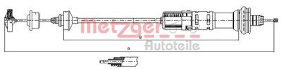 Cable Pull, clutch control METZGER AUTOTEILE 11.3058