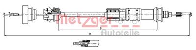 Cable Pull, clutch control METZGER AUTOTEILE 11.3921
