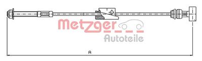 Cable Pull, parking brake METZGER AUTOTEILE 11.5452