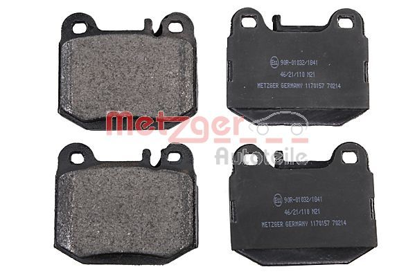 METZGER AUTOTEILE 1170157 Brake Pad Set, disc brake