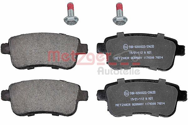 METZGER AUTOTEILE 1170300 Brake Pad Set, disc brake