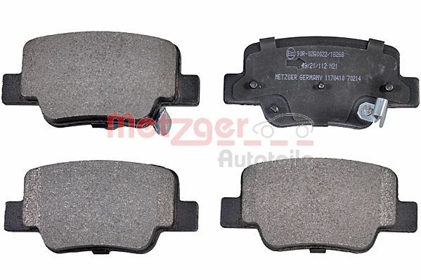 METZGER AUTOTEILE 1170410 Brake Pad Set, disc brake