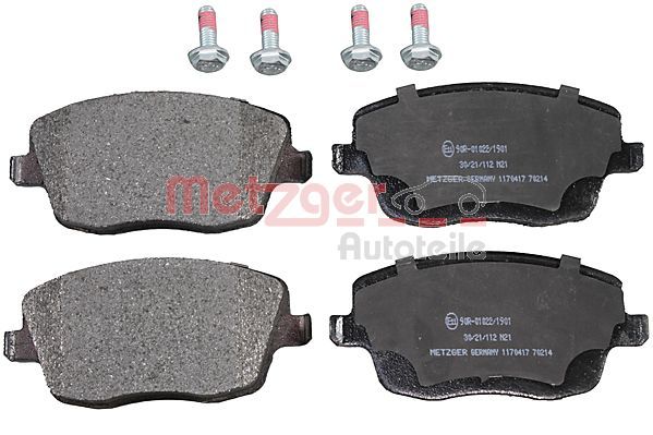 METZGER AUTOTEILE 1170417 Brake Pad Set, disc brake