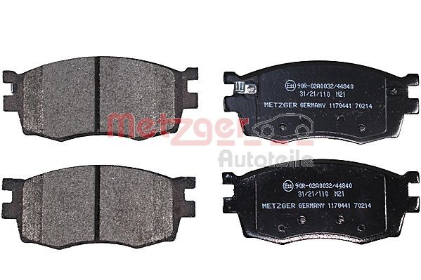 METZGER AUTOTEILE 1170441 Brake Pad Set, disc brake