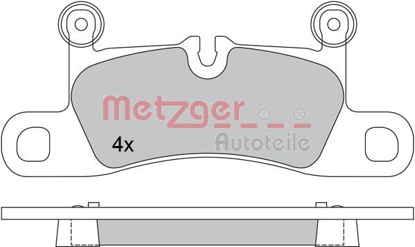 METZGER AUTOTEILE 1170523 Brake Pad Set, disc brake