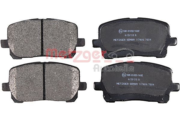 METZGER AUTOTEILE 1170616 Brake Pad Set, disc brake