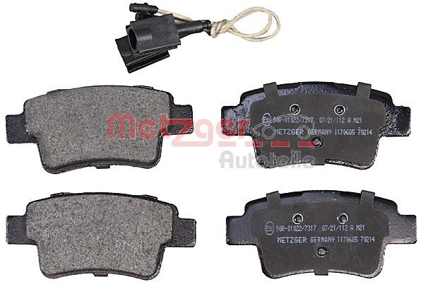 METZGER AUTOTEILE 1170685 Brake Pad Set, disc brake