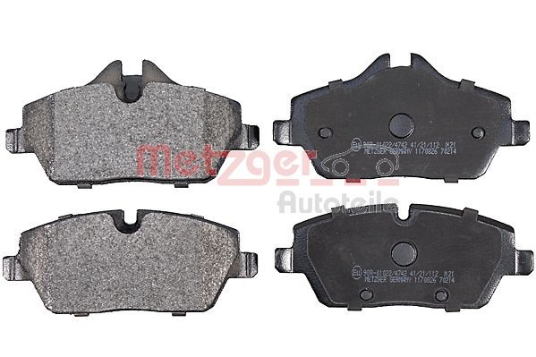 METZGER AUTOTEILE 1170826 Brake Pad Set, disc brake