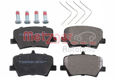 Brake Pad Set, disc brake METZGER AUTOTEILE 1170945