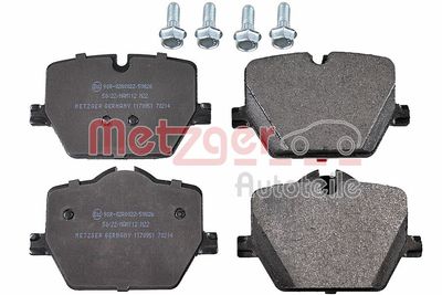 Brake Pad Set, disc brake METZGER AUTOTEILE 1170951