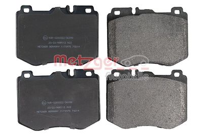 Brake Pad Set, disc brake METZGER AUTOTEILE 1170975