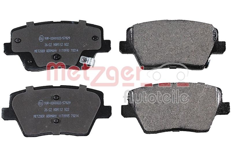 METZGER AUTOTEILE 1170995 Brake Pad Set, disc brake
