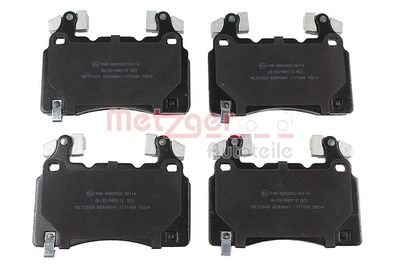 Brake Pad Set, disc brake METZGER AUTOTEILE 1171009