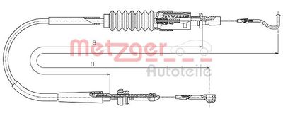 Accelerator Cable METZGER AUTOTEILE 14.4305