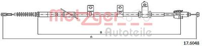 Cable Pull, parking brake METZGER AUTOTEILE 17.6048