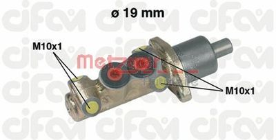 Brake Master Cylinder METZGER AUTOTEILE 202-061