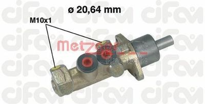 Brake Master Cylinder METZGER AUTOTEILE 202-242