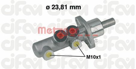 METZGER AUTOTEILE 202-259 Brake Master Cylinder
