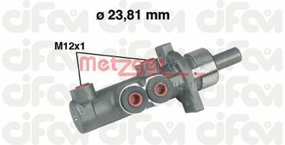 Brake Master Cylinder METZGER AUTOTEILE 202-280