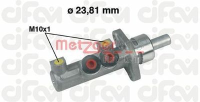 Brake Master Cylinder METZGER AUTOTEILE 202-412