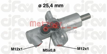METZGER AUTOTEILE 202-458 Brake Master Cylinder