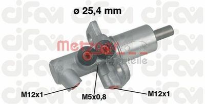 Brake Master Cylinder METZGER AUTOTEILE 202-458