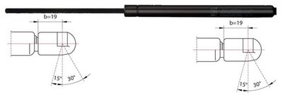 Gas Spring, boot/cargo area METZGER AUTOTEILE 2110046