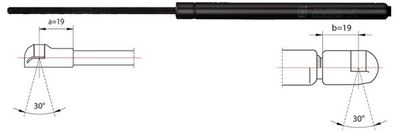 Gas Spring, boot/cargo area METZGER AUTOTEILE 2110051