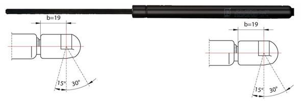 METZGER AUTOTEILE 2110219 Gas Spring, boot/cargo area
