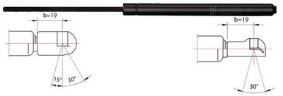 Gas Spring, boot/cargo area METZGER AUTOTEILE 2110246