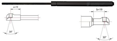 Gas Spring, boot/cargo area METZGER AUTOTEILE 2110312