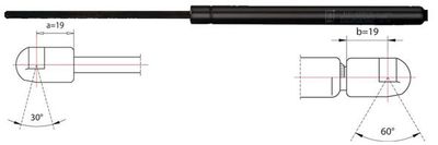 Gas Spring, boot/cargo area METZGER AUTOTEILE 2110461