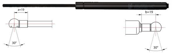 METZGER AUTOTEILE 2110526 Gas Spring, boot/cargo area