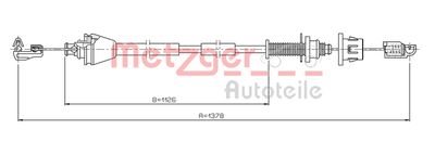 Accelerator Cable METZGER AUTOTEILE 3.RE001