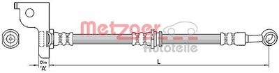 Brake Hose METZGER AUTOTEILE 4110138