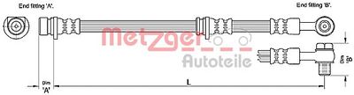 Brake Hose METZGER AUTOTEILE 4110177
