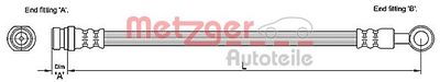 Brake Hose METZGER AUTOTEILE 4110194