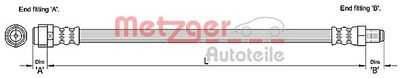 Brake Hose METZGER AUTOTEILE 4110276